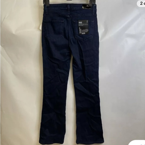 Size 34 PAIGE ANTHROPOLOGIE Laurel Canyon High-Rise Flare women Jeans - Picture 4 of 8
